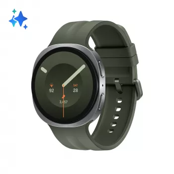 Samsung Galaxy Watch 9 44mm Bluetooth viedpulkstenis sudraba krāsā
