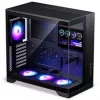 Phanteks XT V5 LCD Midi-Tower datora korpuss, ATX, 7 collu LCD, rūdīts stikls - Melns
