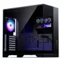 Phanteks XT V5 LCD Midi-Tower datora korpuss, ATX, 7 collu LCD, rūdīts stikls - Melns
