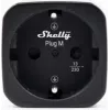 Shelly Plug M Gen3 Melnais viedais kontaktdakša ar enerģijas uzraudzību, 13A, Wi-Fi un Bluetooth