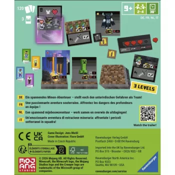 RAVENSBURGER Minecraft: Digging Down stratēģijas galda spēle