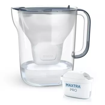 BRITA Style Essential XL zils ūdens filtra krūze ar MAXTRA PRO Pure Performance filtru