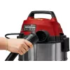 Einhell TC-VC 3055 SA Slapjās un sausās tīrīšanas putekļsūcējs ar strāvas kontaktligzdu, 55L nerūsējošā tērauda tvertne, 1500W