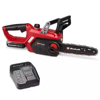 Einhell GE-LC 18/25-1 Li Komplekts Bezvadu Ķēdes zāģis ar 3.0 Ah Akumulatoru un Lādētāju