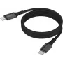 ANSMANN Magnētiskais USB-C silikona kabelis 120cm Melns