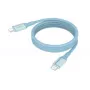 ANSMANN magnētiskais USB-C silikona kabelis 120cm zils