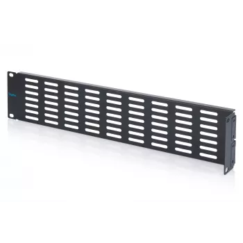 DIGITUS 1U 19 collu eņģes ventilācijas aizpildījuma panelis, RAL 7035 pelēks, tērauds