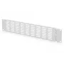 DIGITUS DN-97694 1U 19 collu eņģes ventilējams aizpildījuma panelis ar ātrās atbrīvošanas mehānismu, RAL 7035 pelēks