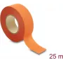 Delock auduma līmlente 25 m x 25 mm, ar roku plēšama, pašlīmējoša, oranža