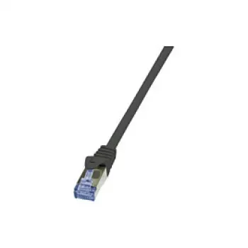 LogiLink PrimeLine Cat.6 U/UTP savienojuma kabelis RJ-45 vīrietis-vīrietis, 0,5 m, pelēks
