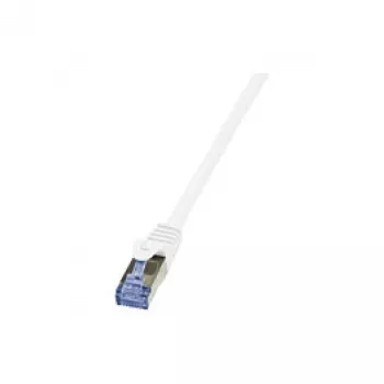 LogiLink PrimeLine Cat.6A/7 S/FTP PIMF Patch Cable, 600 MHz, 1,5 m, Balts