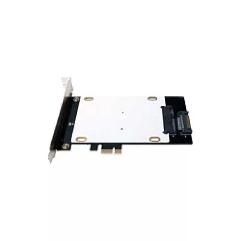 LogiLink PCI Express 3.0 x4 Dual M.2 NVMe SSD un Dual SATA III hibrīda adaptera karte