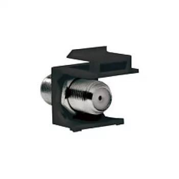 LogiLink NK0018B Keystone F-Type 75 Ohm sieviešu-sieviešu savienotājs, melns