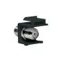LogiLink NK0018B Keystone F-Type 75 Ohm sieviešu-sieviešu savienotājs, melns