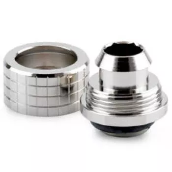 Thermal Grizzly DeltaMate kompresijas savienotājs, misiņš - spīdīgs niķelis, ST13 (13 mm OD, G1/4 inch)
