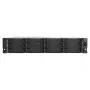 QNAP TS-H1465U-RP-8G 12-Bay 2U Rackmount NAS ar Intel Xeon D-1622, 16GB DDR4 ECC, 2x 10GbE, Redundantais barošanas bloks