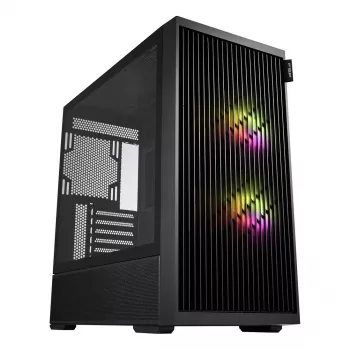 Fortron M330 Mini torņa korpuss ar rūdītu stiklu, melns