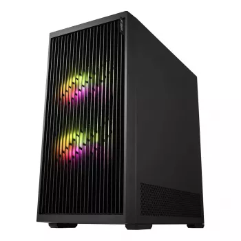 Fortron M330 Mini torņa korpuss ar rūdītu stiklu, melns