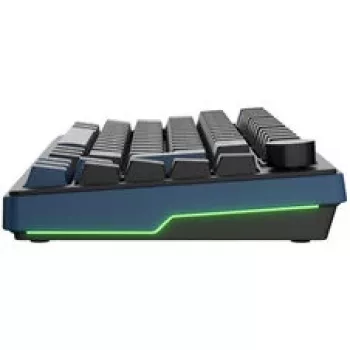 Ducky OK-M 75 mehāniskā spēļu tastatūra, 75% izkārtojums, hot-swappable, RGB, ANSI, KTT Wine Red slēdži