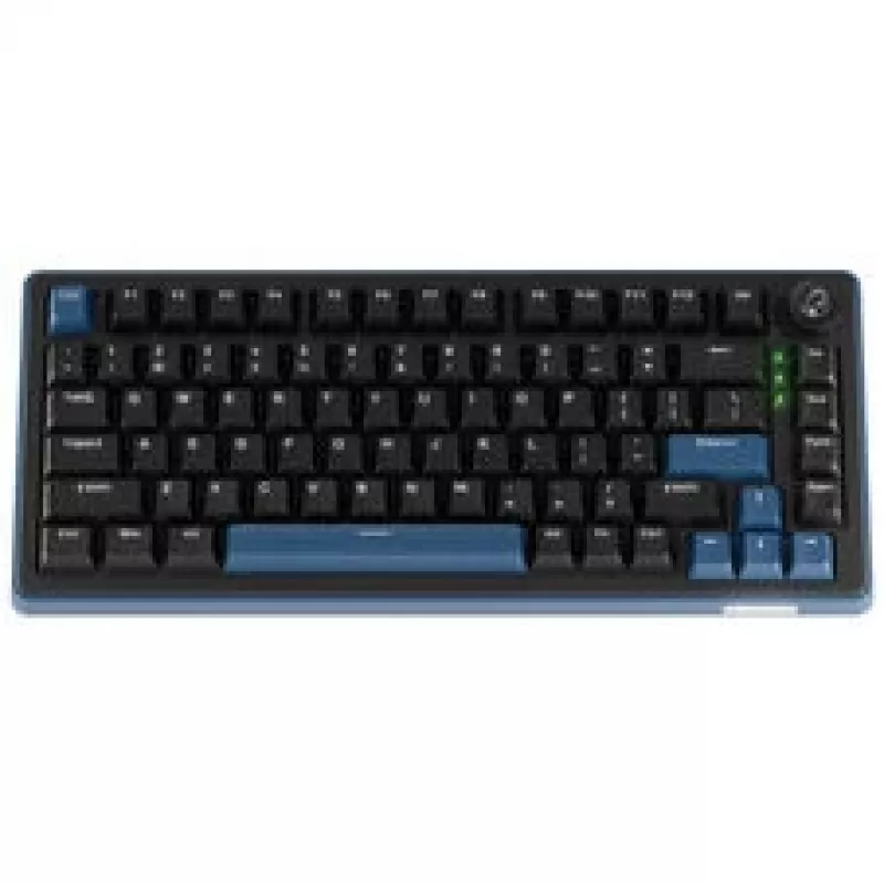 Ducky OK-M 75 mehāniskā spēļu tastatūra, 75% izkārtojums, hot-swappable, RGB, ANSI, KTT Wine Red slēdži