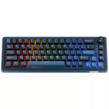 Ducky OK-M 65 spēļu tastatūra, 65%, Hot-Swappable, RGB, ANSI - KTT Wine Red slēdži