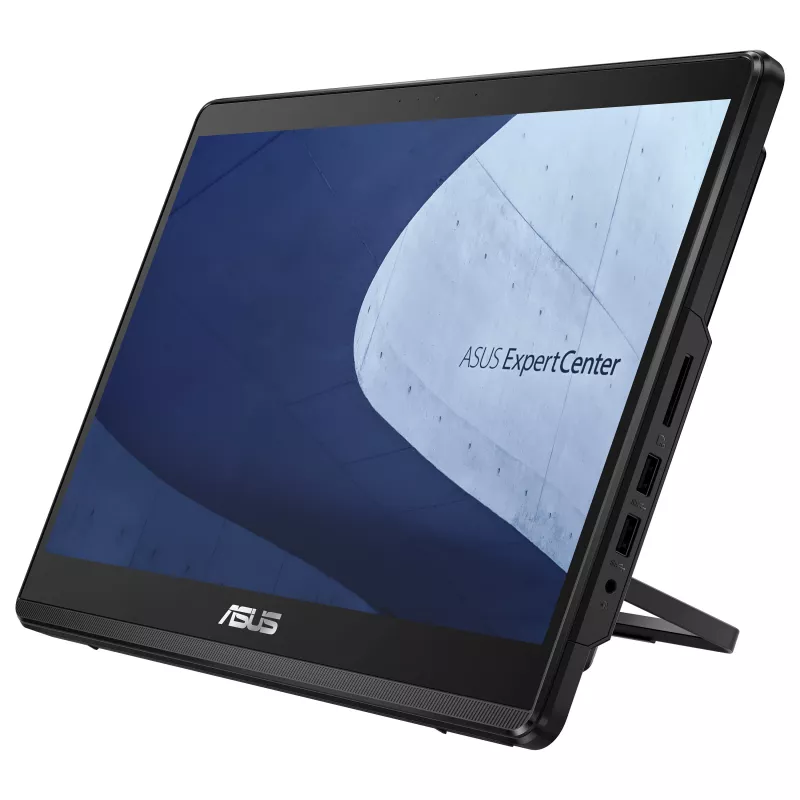 ASUS ExpertCenter E1 E1600WKAT-BMR185M All-in-One dators - 15,6 inch HD skārienekrāns, Intel Celeron N4500, 8GB RAM, 128GB SSD, bez OS, melns