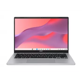 Acer Chromebook 314 CBO314-2H-87Q3 14 inch Full HD Chromebook - MediaTek MT8183, 4GB RAM, 64GB eMMC, Chrome OS, Pure Silver - vācu tastatūra