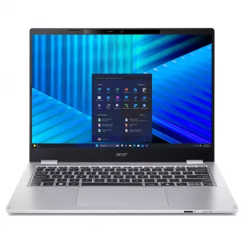 Acer TravelMate P4 P414-55-TCO-5880 14 inch Full HD biznesa klēpjdators - Intel Core Ultra 5 225U, 16GB LPDDR5X, 512GB PCIe Gen4 SSD, Windows 11 Pro, Wi-Fi 6E, Thunderbolt 4, apgaismota tastatūra, pirkstu nospiedumu lasītājs