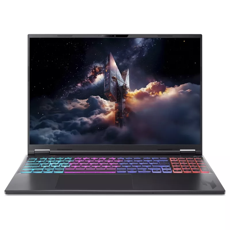 Acer Nitro 16S AI AN16S-61-R2M9 spēļu klēpjdators, 16 collu WQXGA IPS 180Hz, AMD Ryzen AI 9 365, 16GB DDR5, 1TB SSD, GeForce RTX 5070 8GB, Windows 11 Home, vācu QWERTZ tastatūra