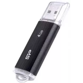 Silicon Power Ultima U02 4GB USB 2.0 zibatmiņa melnā krāsā