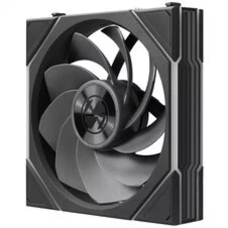 Lian Li UNI FAN TL FLEX Wireless ARGB Reverse Blade 120mm Ventilators 3-Pack ar Kontrolieri, Melns