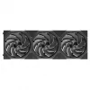Lian Li UNI FAN TL FLEX Wireless ARGB Reverse Blade 120mm Ventilators 3-Pack ar Kontrolieri, Melns