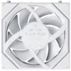 Lian Li UNI FAN TL120 LCD FLEX bezvadu ARGB balts 120mm reversais lāpstiņu korpusa ventilators