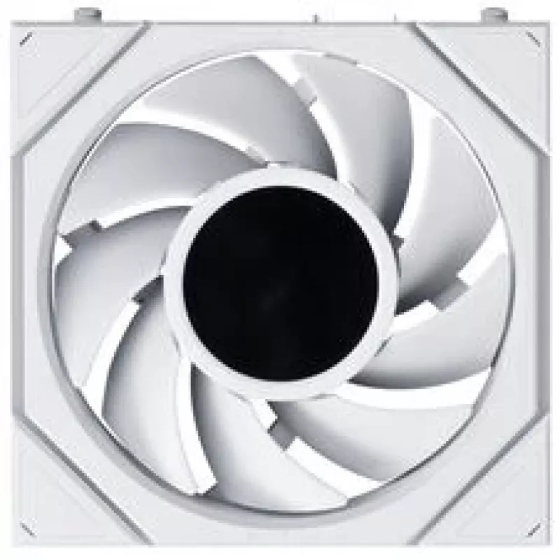 Lian Li UNI FAN TL120 LCD FLEX bezvadu ARGB balts 120mm reversais lāpstiņu korpusa ventilators