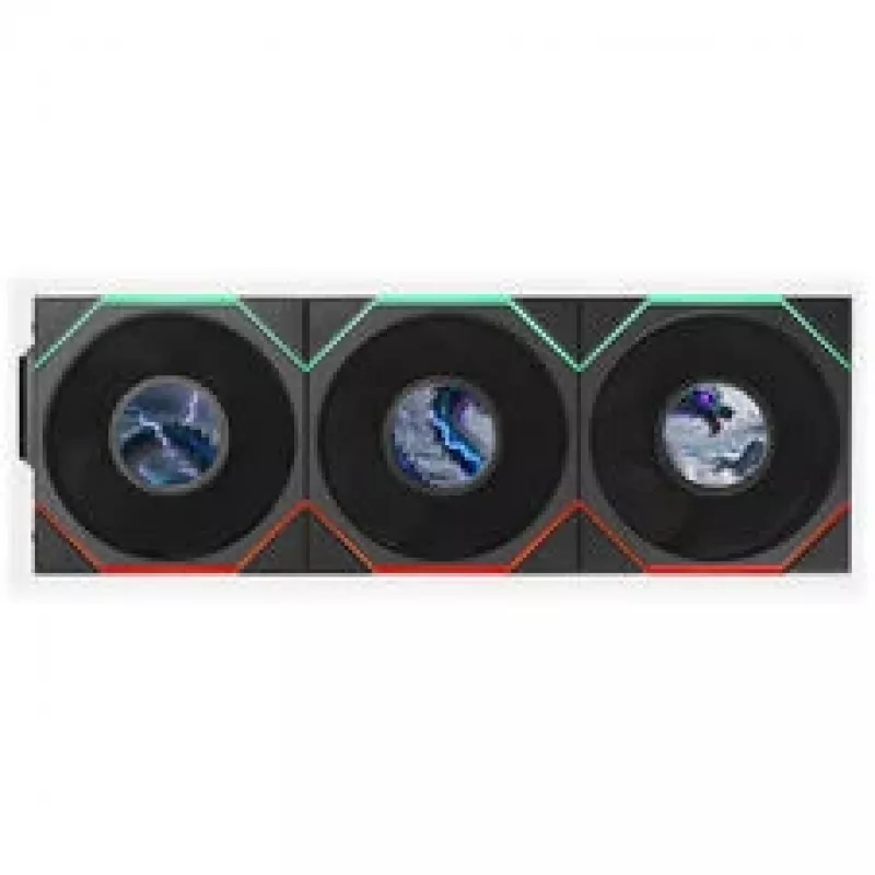 Lian Li UNI FAN TL LCD FLEX Wireless 120mm ARGB LCD ventilators - Melns, 3 komplekts ar kontrolieri