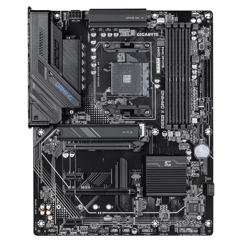 GIGABYTE B550 X Gaming AM4 ATX mātesplate ar DDR4, 2.5GbE, Wi-Fi 6, 2x M.2