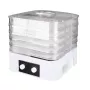 MEO MR-768 MAESTRO Pārtikas žāvētājs dārzeņiem un augļiem, 520 W, 5 paplātes, regulējama temperatūra 35-70°C, taimeris līdz 48h, balts un caurspīdīgs