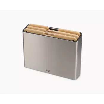 Joseph Joseph Folio Steel Bamboo 3 daļu griešanas dēļu komplekts, 60229