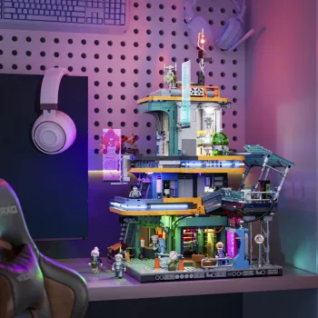 LUMIBRICKS Cyberpunk Neoncity - Dzīvoklis 1000 gabalu puzle