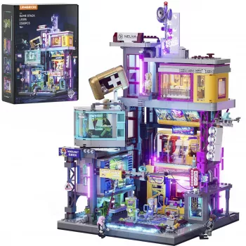 LUMIBRICKS Cyberpunk Neoncity Gamestack LED neon zīme