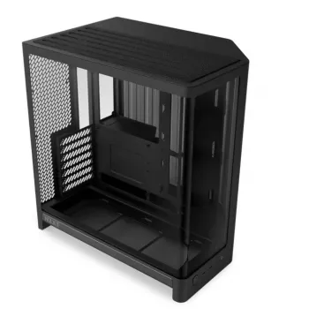 NZXT H6 2026 Mid-Tower Airflow Gaming Case Black Tempered Glass