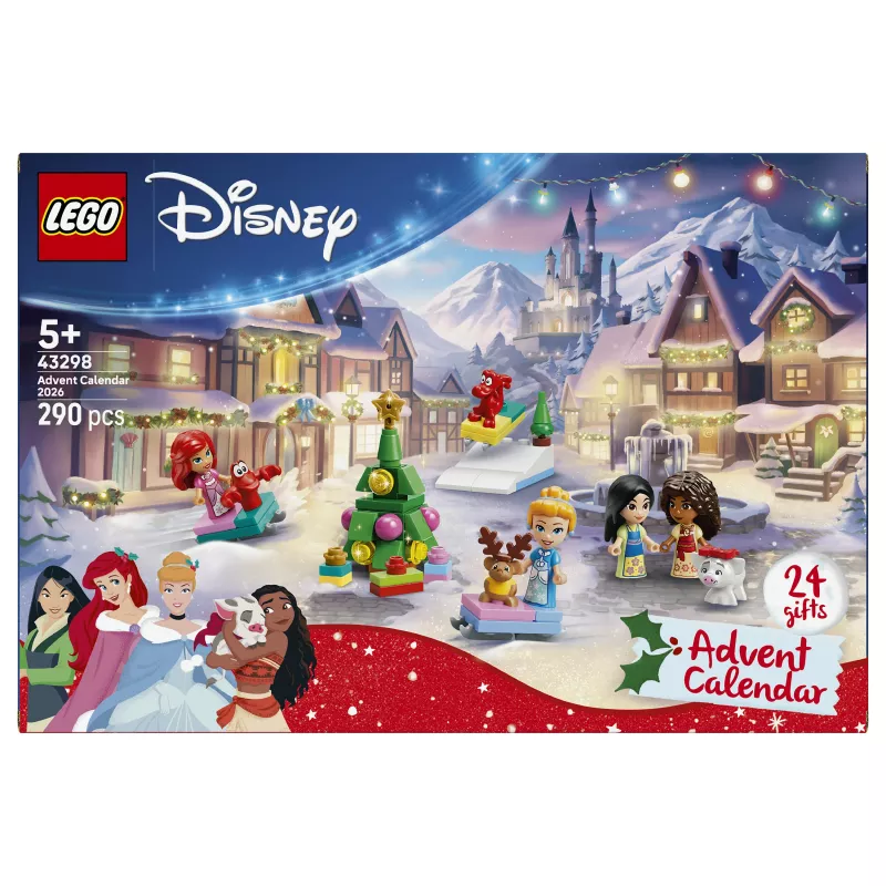 LEGO 43298 Disney Princess Adventes kalendārs 2026