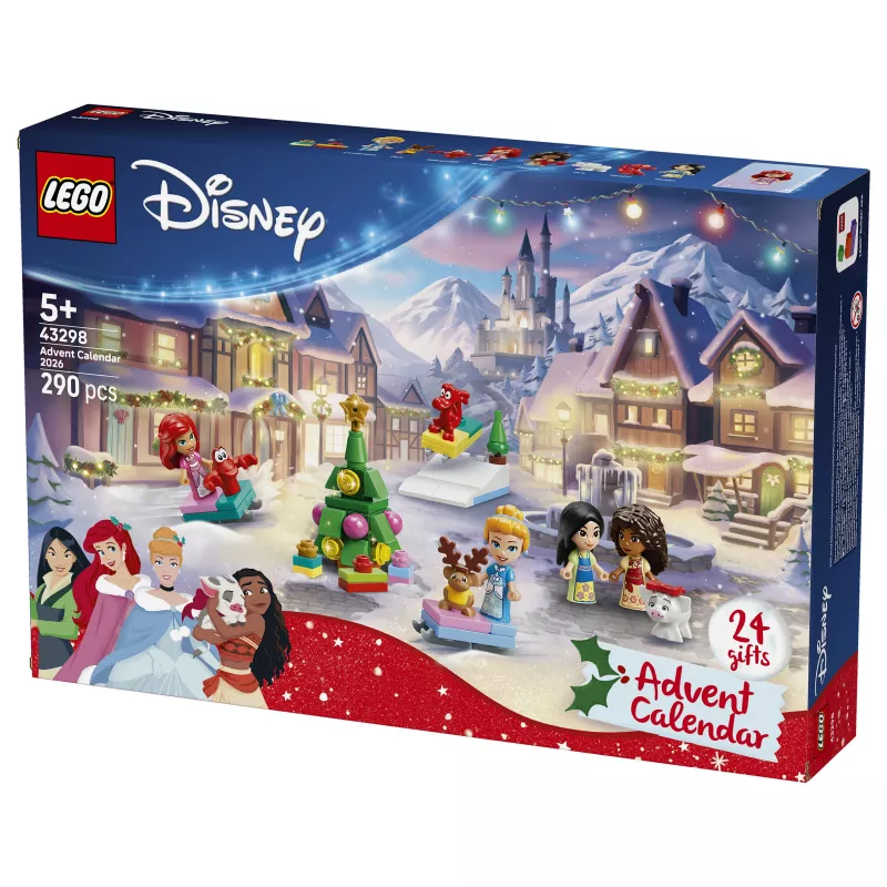 LEGO 43298 Disney Princess Adventes kalendārs 2026