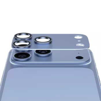 PanzerGlass Fender kameras objektīva aizsargs iPhone 15 Pro Max Shades of Blue