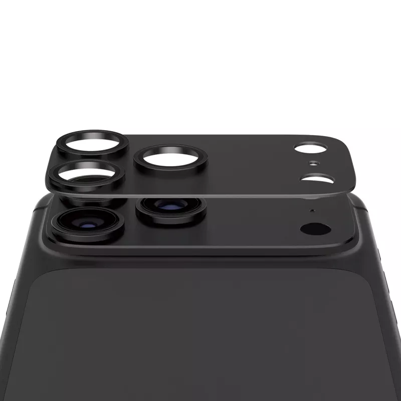 PanzerGlass Fender kameras objektīva aizsargs iPhone 15 Pro / 15 Pro Max - pelēkos toņos