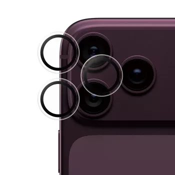 PanzerGlass SafeCam Kameras objektīva aizsargs iPhone 17/18 Pro un Pro Max - caurspīdīgs