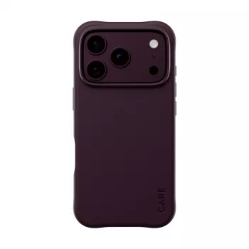 CARE by PanzerGlass Samba apvalks iPhone 17/18 Pro, Dark Cherry, MagSafe