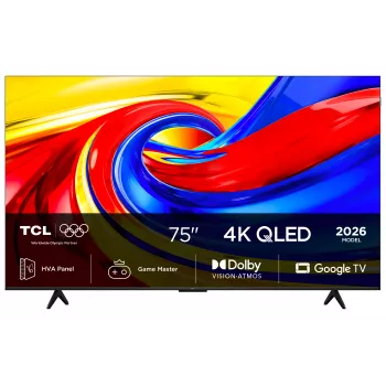 TCL 75P7L 75 collu QLED 4K Google TV ar Dolby Vision un HDR10+