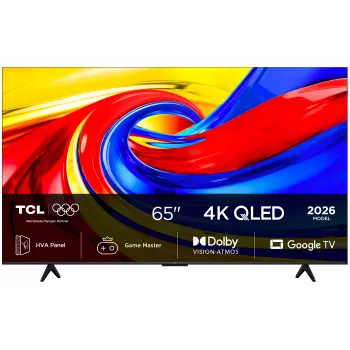 TCL 65P7L 65 collu QLED 4K Ultra HD Google TV ar Dolby Vision un Atmos