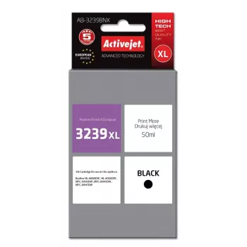 Activejet AB-3239BNX melnās tintes kasetne (saderīga ar Brother LC3239XLBk, Supreme, 50 ml)
